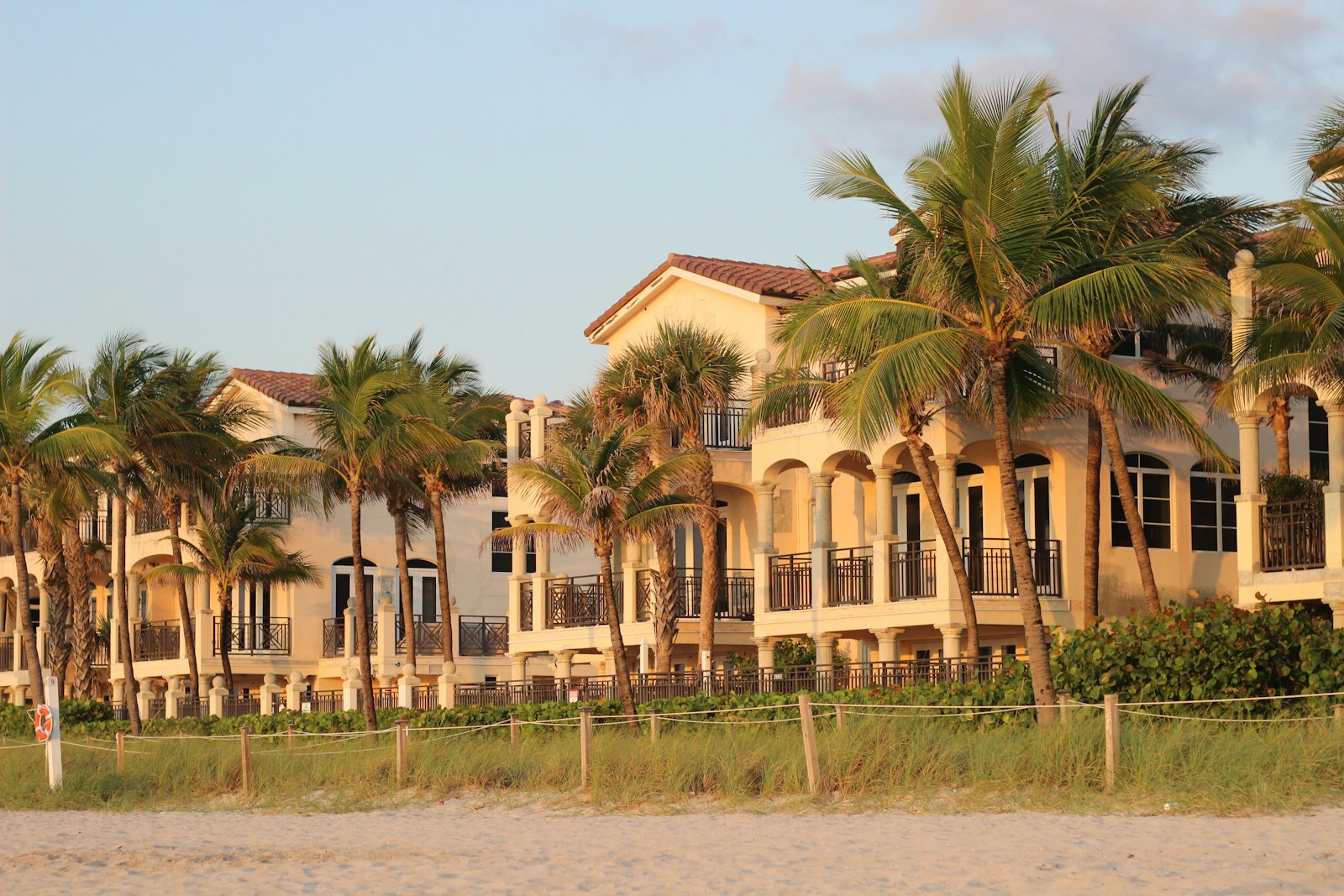 Waterfront Mediterranean-style residences in South Florida